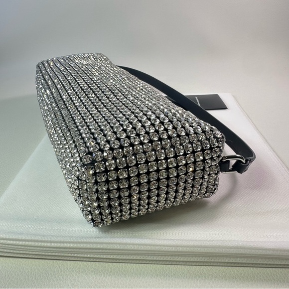 NEW Alexander Wang New Heiress Large Flex Bag in Clear Crystal - Picture 4 of 11